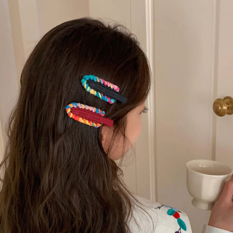Wholesale Colored Woolen Bangs Hair Card